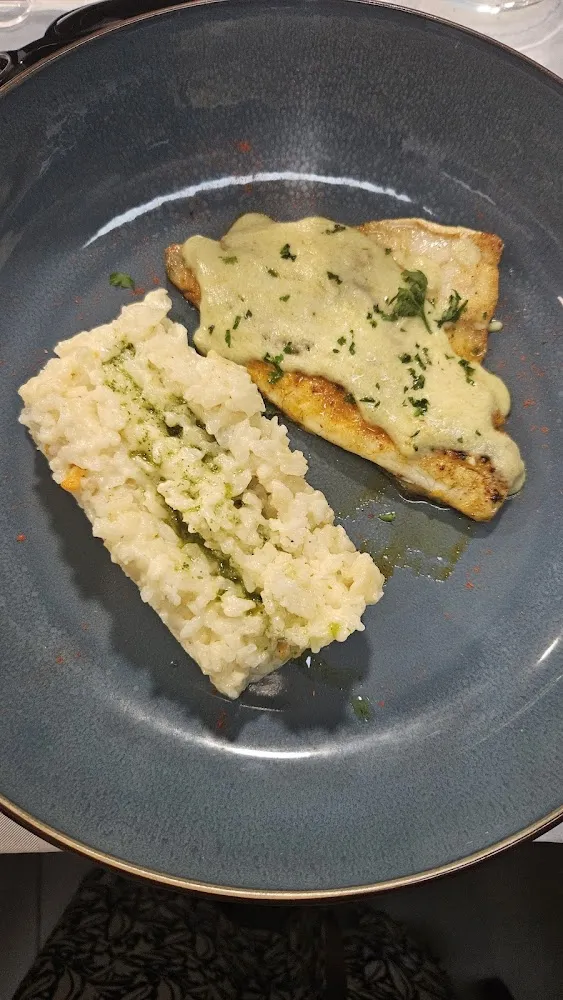 Filet de Daurade Et Risotto